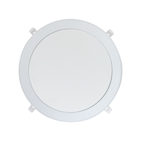 Diffuseur d'air rond en ABS à montage en surface, avec clip à ressort pour un débit d'air réglable, pour système de ventilation d'air frais