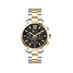Reloj de cuarzo de metal de 44 mm para hombre, estilo informal de negocios, apto para múltiples ocasiones, ancho de correa de 22 mm, acabado de metal pulido. - Product Image 2