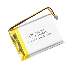 704050 3,7 v 1600mah lithium polymer rechargeable battery - Product Image 1