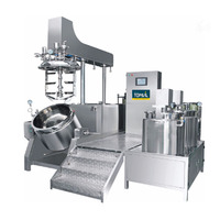 Machine de mélange homogénéisatrice à vide à moteur de qualité alimentaire pour cosmétiques, soins capillaires, crèmes corporelles, 300L Homomixers