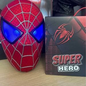 หน้ากากดวงตาเรืองแสงเรืองแสงเรืองแสงเรืองแสงซูเปอร์ฮีโร่หน้ากากแบบมีกระบังหน้าแบบมีแสงสำหรับภาพยนตร์แนวแมงมุมเคลื่อนไหวสุดเจ๋ง - Product Image 1