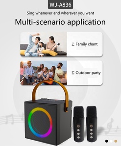 Altavoz Bluetooth Portátil Profesional Recargable con Micrófonos Dobles y Asa, OEM/ODM de Fábrica al por Mayor 2026 - Product Image 4