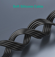 Kabel Data Micro USB Flat Fleksibel Lurus Atas Bawah Kiri Kanan Sudut 90 Derajat USB Male ke Micro Male 2A 15CM 30CM 50CM 100CM