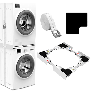 Kit de superposition universel pour lave-linge et sèche-linge manuel, à vente chaude, avec base en alliage d'aluminium, design durable - Product Image 1