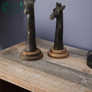 Aparador de madera maciza estilo industrial tipo loft de 900 mm de altura, gabinete de almacenamiento hecho a mano para comedor - Product Image 4