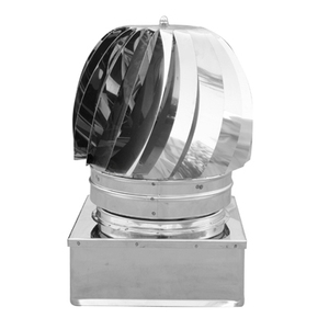 Square-based Flue Pipe Extractor for 370x370mm Chimneys <b>Louver</b> & <b>Vent</b> <b>Covers</b> Product - Product Image 1