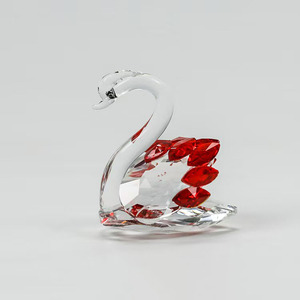2025 распродажа, маленькая фигурка лебедя с кристаллами - Product Image 3