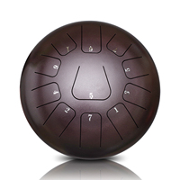 Jinfang High Purity 6-12inch 10 Notes Steel Tongue Drum Handpan Tank Drum Professional Percussion Instrument