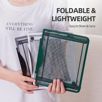 Support pour ordinateur portable en métal à hauteur réglable, pliable, ventilé, support de rangement pour tablette de bureau avec coussinets antidérapants