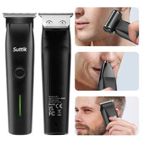 Lanumi 981 Tondeuse à cheveux professionnelle sans fil 3 en 1 pour hommes, alimentation USB, écran LED, petit kit de toilettage pour barbier