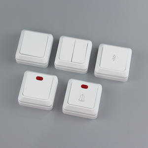 <span class=keywords><strong>Prises</strong></span> <span class=keywords><strong>murales</strong></span> ABS de surface de style européen série 18 avec 2 <span class=keywords><strong>prises</strong></span> de type allemand - Product Image 2