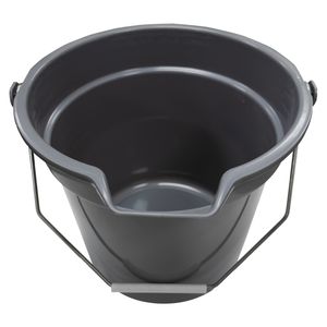 Cubo redondo o cubo redondo de uso doméstico de uso general duradero de plástico comercial con mango y pico para limpieza - Product Image 2