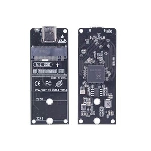 M2 Type-C 固态 NVMe 硬盘盒主板 NGFF 转接板 RTL9220 双协议 20Gbps USB 3.<span class=keywords><strong>2</strong></span> - Product Image 1