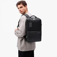 Sac à dos pour ordinateur portable 15,6 pouces, design tendance, imperméable, pour voyages d'affaires, pour hommes, logo personnalisé, grande capacité
