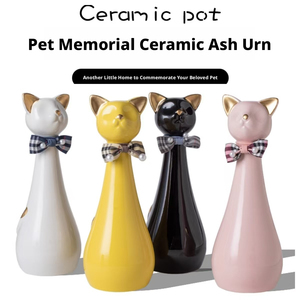 Urna Cerâmica Multicolorida para Animais de Estimação, Caixa de Cinzas Selada à Prova d'Água, Presente Memorial para Gatos, Cães e Pequenos Animais - Product Image 1