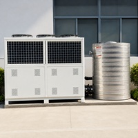Refroidisseur modulaire à glycol refroidi par air à double compresseur et condenseur à serpentin en cuivre pour le refroidissement ponctuel des centres de données