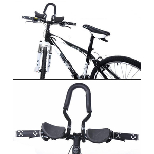 Manillar de Bicicleta de Carretera de Aleación de Aluminio, Barra Aerodinámica para Relajación en Triatlón - Product Image 3