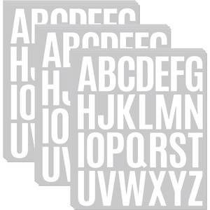 Pegatinas con Alfabeto de Fuente Personalizada, Elija Su Propia Tipo de Letra para Logotipos de Marca, Cajas de Empaque e Identidad Corporativa - Product Image 1