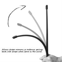 Antenne 13 pouces pour Dodge Ram 1500 2009-2022 Ram 2500 3500 2010-2018, nouveau remplacement d'antenne en caoutchouc flexible en spirale, Dodge Ram 1500