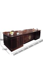 2023 meubles de bureau en bois bureau moderne patron bureau de luxe PDG bureau à vendre