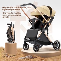 Poussette bébé pliable légère pour enfant de 0 à 3 ans, matériau Oxford, capacité de charge de 20 kg