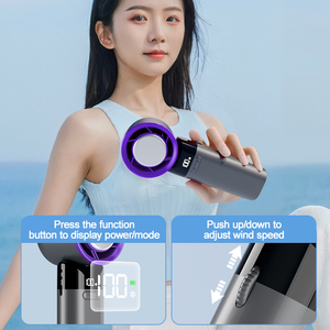2025 Trend New Rechargeable Air Circular <b>Hand</b> <b>Fans</b> Outdoor 3000mAh Handheld Usb Portable Foldable Desktop <b>Fan</b> Electric <b>Mini</b> <b>Fan</b> - Product Image 3