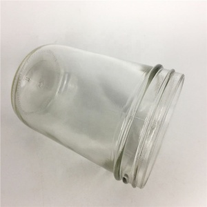 Wholesale 8oz 10oz 12oz 16oz 22oz Round <strong>Wide</strong> <strong>Mouth</strong> Glass <strong>Mason</strong> <strong>Jar</strong> for with Screw Lid - Product Image 4