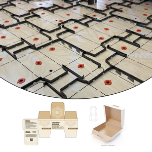 高品質多仕様木製ダイユニバーサルカッティングモールド（食品、ギフト、配送用包装箱向け） - Product Image 1