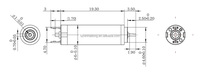 Moteur CC sans balais 0620, 6 mm, durée de vie 2000 heures, couple élevé, 6 V, 24000 tr/min, pour robot, équipement médical, direct usine
