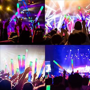 กระบองไฟเรืองแสงหลากสีพร้อมโลโก้สั่งทำ  แท่งโฟมเรืองแสง LED แท่งโฟมเรืองแสงในที่มืด อุปกรณ์จัดปาร์ตี้ - Product Image 4