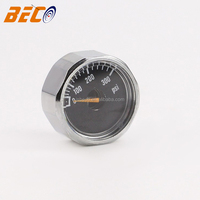 25mm Mini Pressure Gauge 300psi for Pcp Pump Diving Oxygen Cylinder Air Soft
