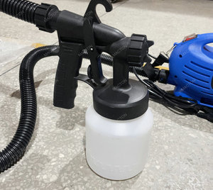 Pistola de Pintura Eléctrica HVLP con <span class=keywords><strong>Turbina</strong></span> Azul, Manguera y Boquilla - Product Image 5