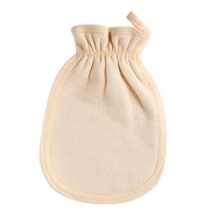 Gants de bain exfoliants Zenidoo pour enfants, en forme ovale, pour boue et sable fin, en fibre - Product Image 1