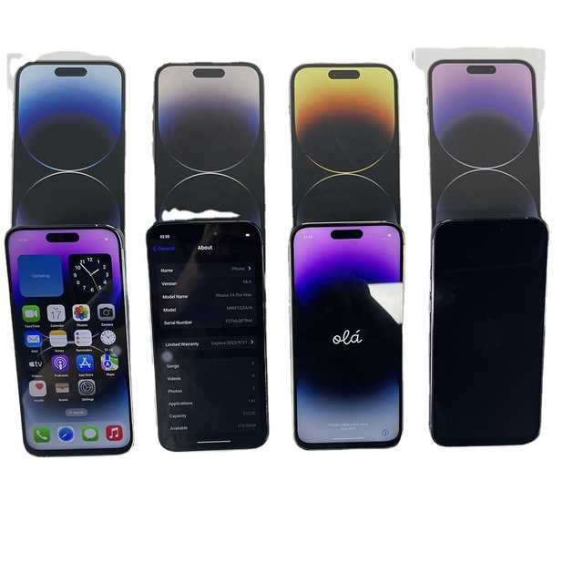 Brand Used Second Hand Mobile Phone Mobiles Original USA Refurbished 11 12 13 13 Pro 14 Pro High Quality Used Phones for Apple