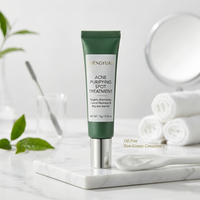Crème de Soin Visage à l'Extrait de Levure Fermentée 24H – Gel Clarifiant Hydratant Réparateur Cutané à Action Rapide, Contrôle du Sébum, Faible MOQ