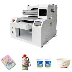 小型 UV 平板打印机全套 DX5 Flex 支持 2 台高分辨率数字机器，用于定制图案手机壳不锈钢外壳 - Product Image 2