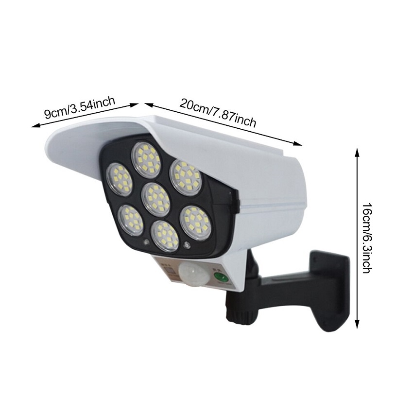 JD-2178T Solar Lights Outdoor 77 SMD LED 3 Modes Solar Lights Waterproof 180 Degree Adjustable Outdoor Solar Security