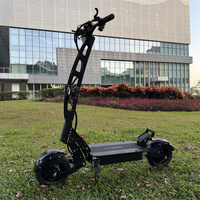 Scooter Eléctrico Geofought R6, Venta al por Mayor en China, Scooter Eléctrico Plegable para Adultos de 85 km, Motor Doble, 60v, con Pantalla LCD