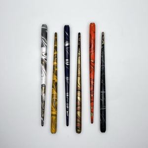 Hand-Painted Wood Pen Holder Elegant Craft Supplies for Organizing Writing Instruments