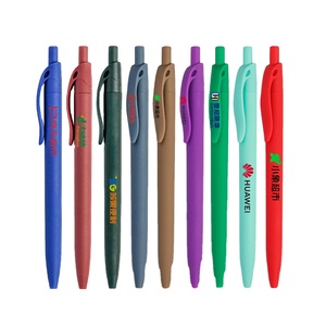 Cadeaux publicitaires en plastique en gros, plusieurs couleurs, logo personnalisé, stylo à bille multicolore pour hôtel - Product Image 1