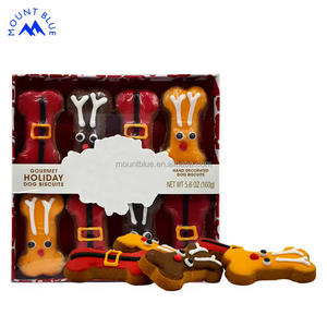 Boîtes à biscuits personnalisées en forme d'os de chien, fabriquées par une machine à former les biscuits, biscuits sucrés et savoureux, adaptés aux chiens - Product Image 3