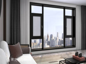 Porte battante en aluminium à <span class=keywords><strong>double</strong></span> <span class=keywords><strong>vitrage</strong></span> trempé à pont thermique, insonorisée, pour cuisine commerciale et école, avec design graphique - Product Image 3