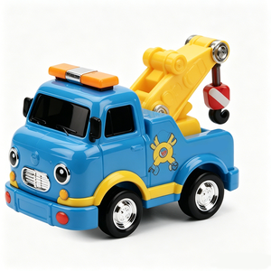 Voitures jouets en plastique OEM personnalisées, fabriquées en usine, de haute qualité, durables, à rétrofriction, avec logo personnalisé pour le jeu éducatif des enfants - Product Image 5