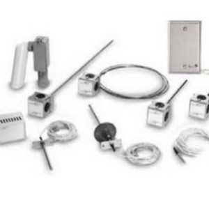 Sensor de Temperatura para Ductos Emori TE-6351M-1 con Cables de Salida y Simulación de Montaje en Ducto - Product Image 1