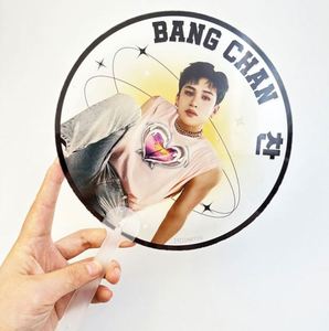 Abanico de Mano Transparente de Plástico KPOP Personalizado al por Mayor de Fábrica, con Logotipo Impreso, para Conciertos o Regalos Empresariales - Product Image 5
