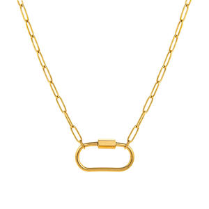 गहने आपूर्तिकर्ता कारबिनर आकर्षण के लिए अपने डिय जन्मस्टोन आकर्षण लॉक नेकलेस महिलाओं के लिए व्यक्तिगत गहने उपहार - Product Image 6