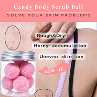 Balle exfoliante anti-âge éclaircissante à l'extrait de raisin et à la sucrose pour peaux matures et ternes – Vente directe usine