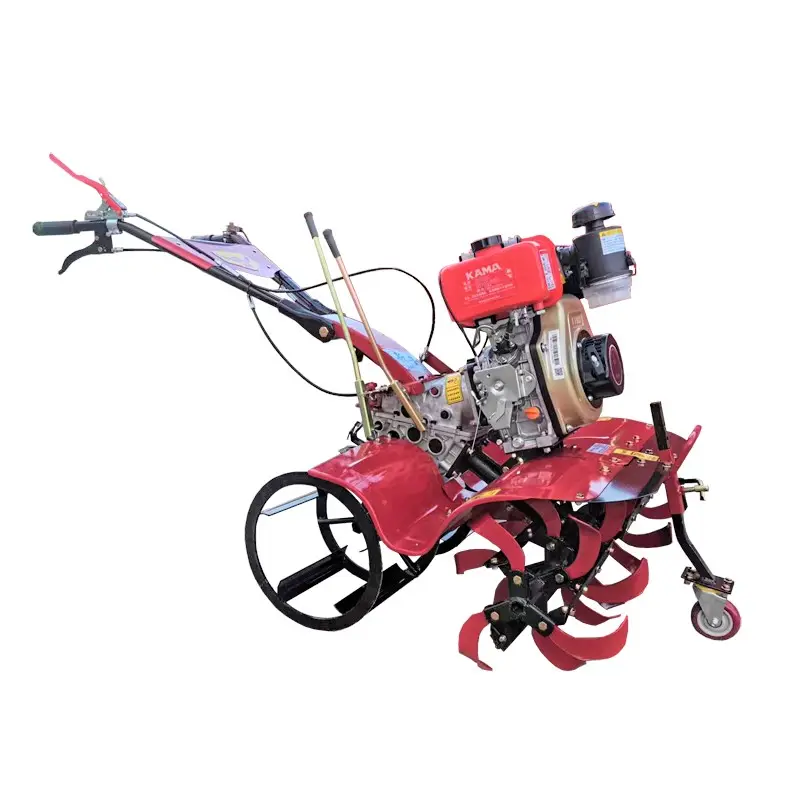 173F All Gear Transmission Directly Connected Weeding Rotary Tillage Four-wheel Drive Mini Power Tiller Cultivator