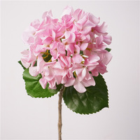 Cabeza de Flor de Hortensia Artificial con Tacto Realista, para Decoración de Paredes de Boda, Fondo para Despedida de Soltera, Flores al por Mayor