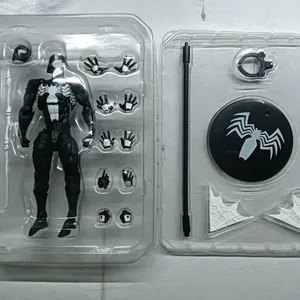 Mess Toys Kaine <span class=keywords><strong>Parker</strong></span> Scarlet Neighbor Scarlet Spider Black Red Battle Suit Figura Articulada de PVC Modelo de Juguete - Product Image 4